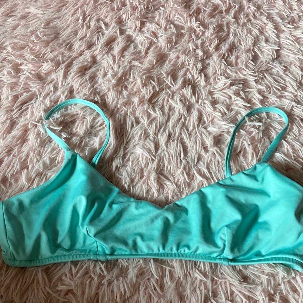 Victoria’s Secret light aqua swim top